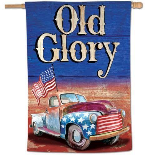 Old Glory Patriotic Pickup Truck Banner Flag heartlandflags