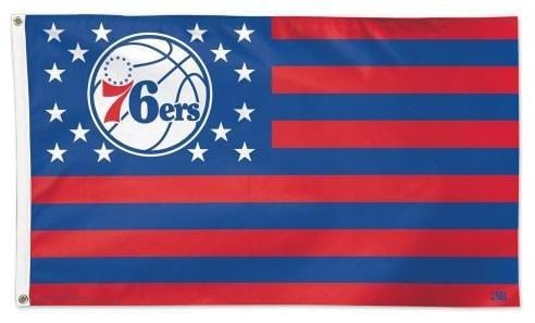 Philadelphia 76ers Flag 3x5 Americana Stars and Stripes heartlandflags