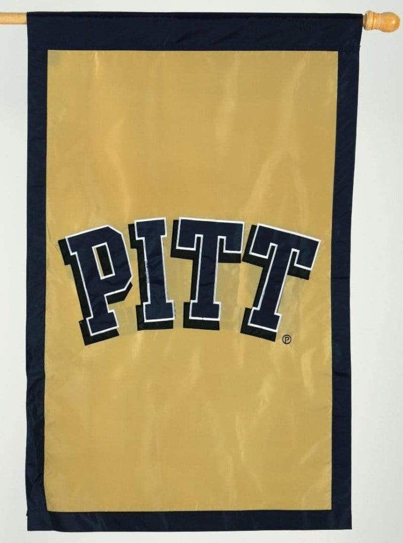 Pittsburgh Panthers Flag 2 Sided Vertical Banner Applique heartlandflags