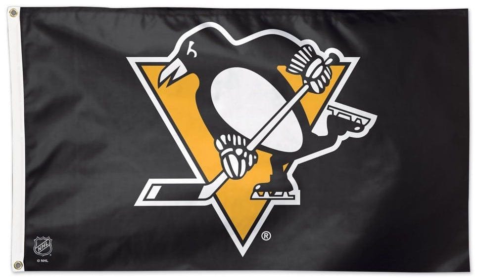 Pittsburgh Penguins Flag 3x5 Logo heartlandflags