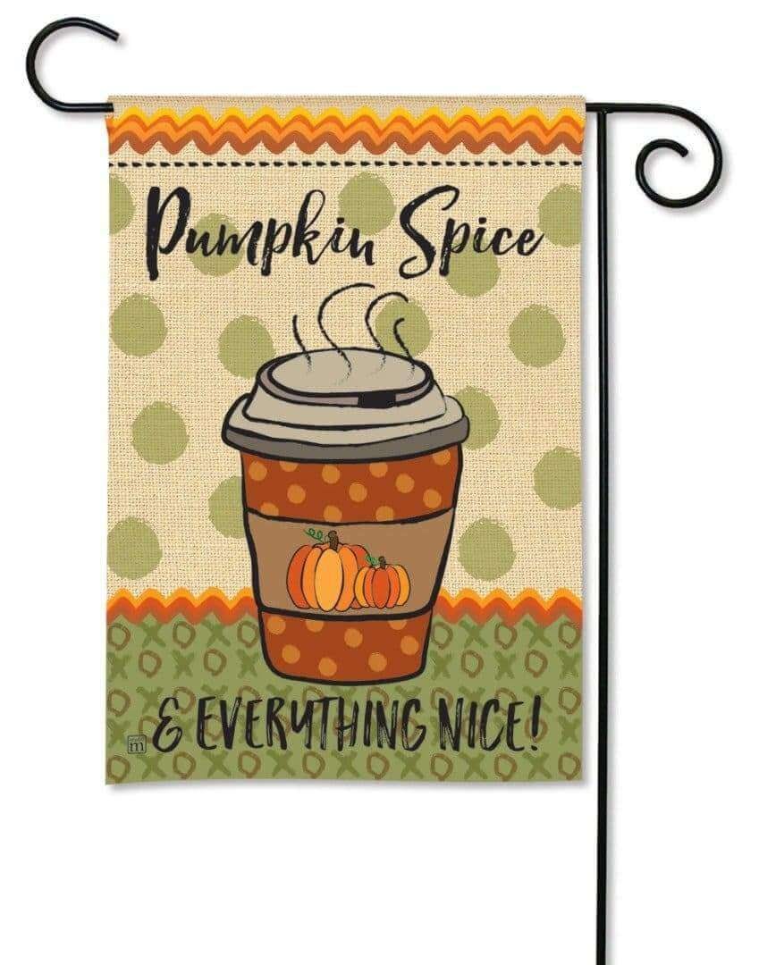 Pumpkin Spice Garden Flag Everything Nice heartlandflags