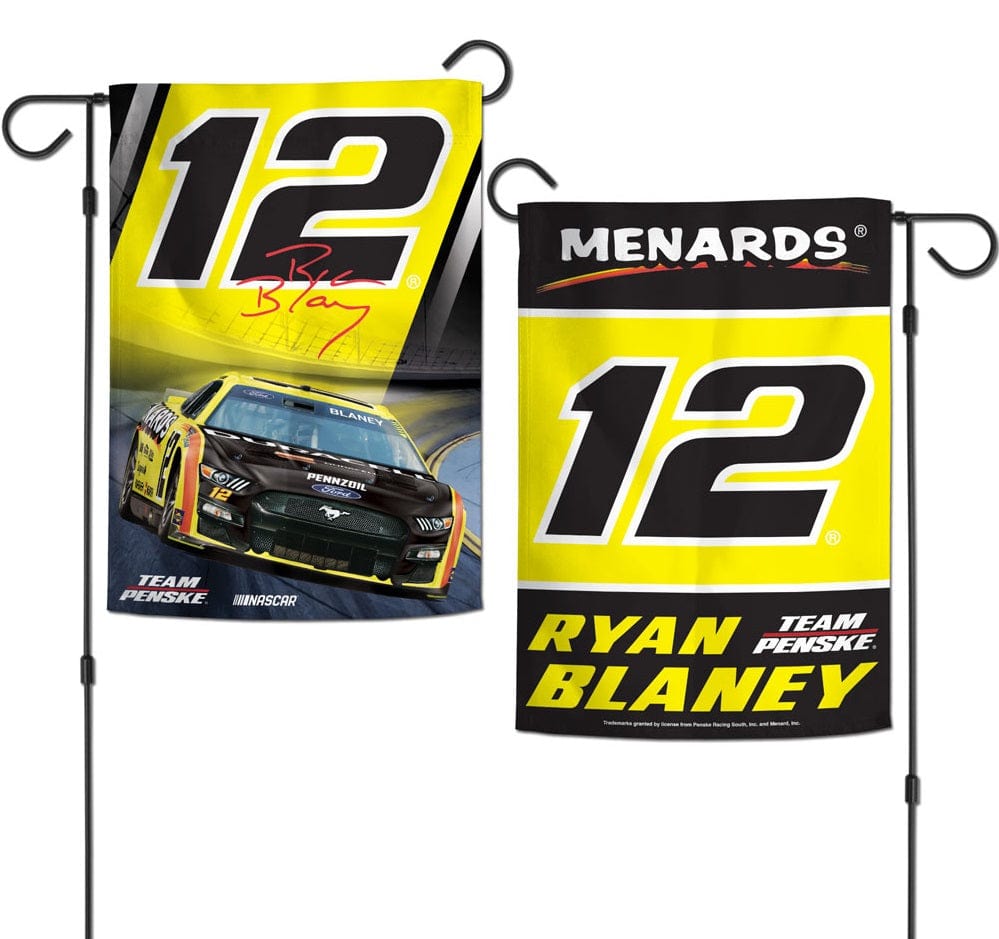 Ryan Blaney Garden Flag 2 Sided Menards Car 2023 heartlandflags