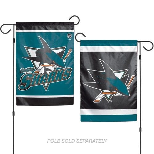 San Jose Sharks Garden Flag 2 Sided Hockey heartlandflags