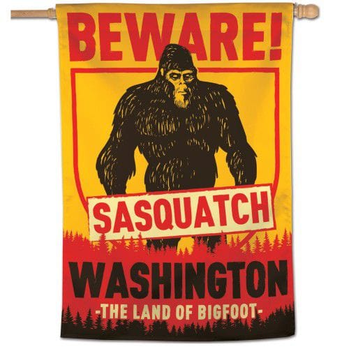 Sasquatch Banner Washington The Land of Bigfoot House Flag heartlandflags