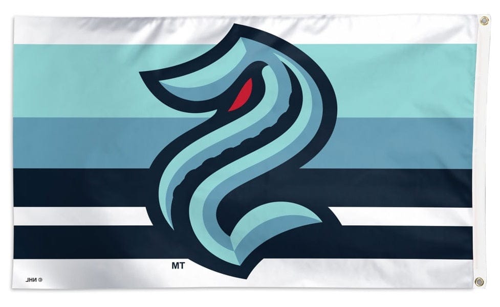 Seattle Kraken Flag 3x5 Home Stripe heartlandflags