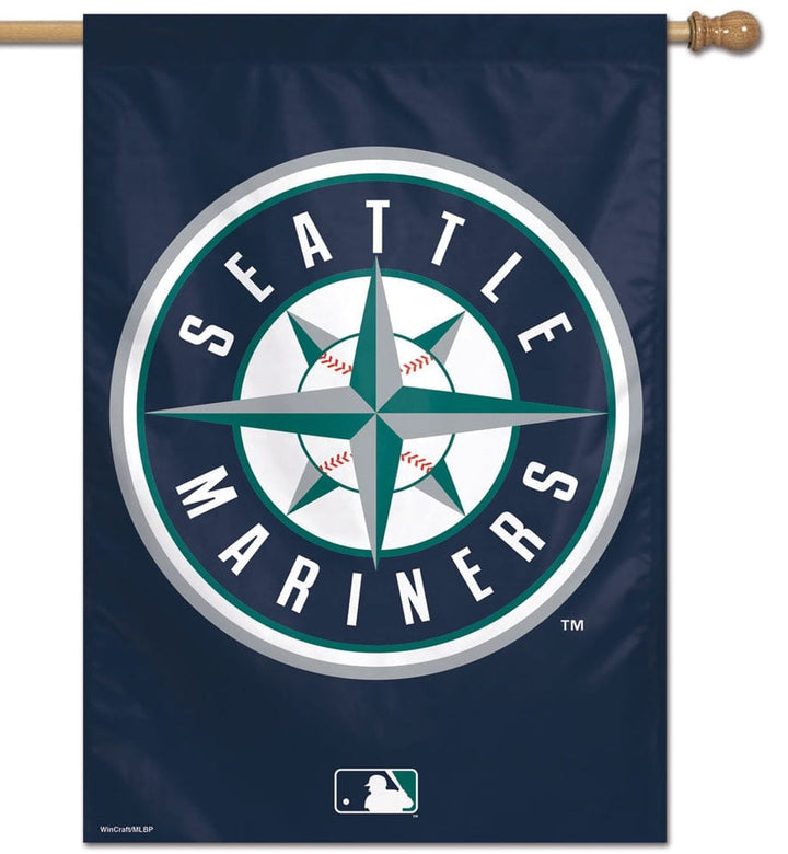 Seattle Mariners Banner House Logo Flag heartlandflags