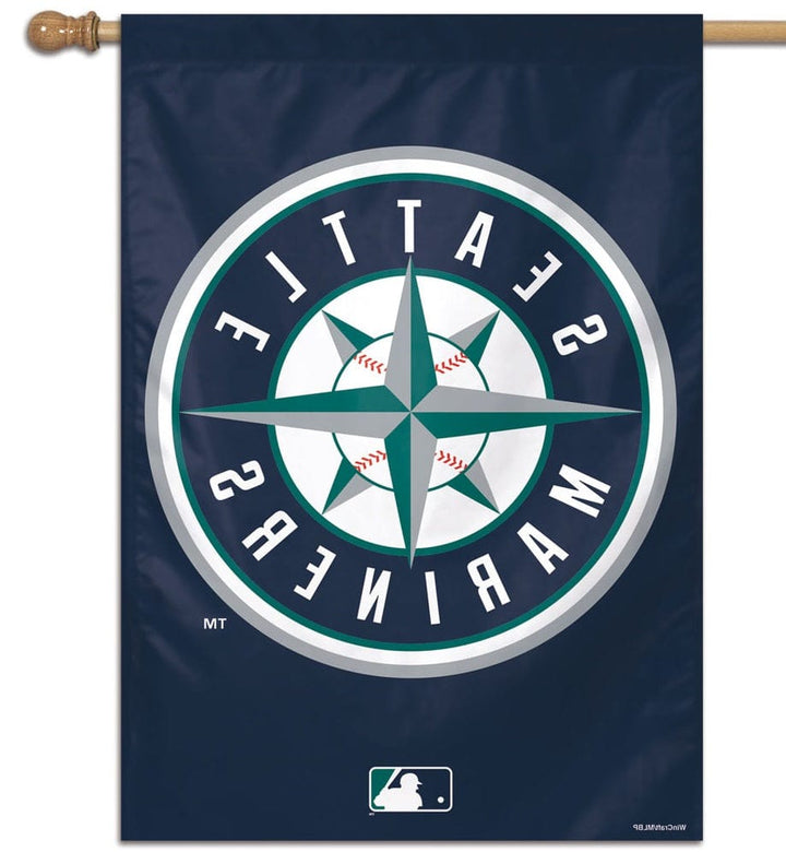 Seattle Mariners Banner House Logo Flag heartlandflags