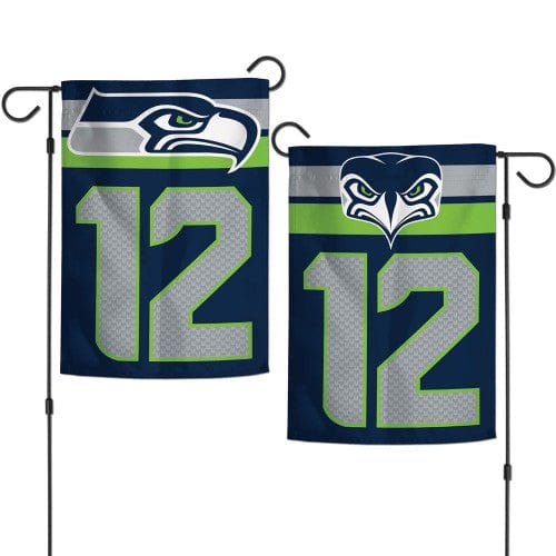 Seattle Seahawks Garden Flag 2 Sided 12th Man heartlandflags