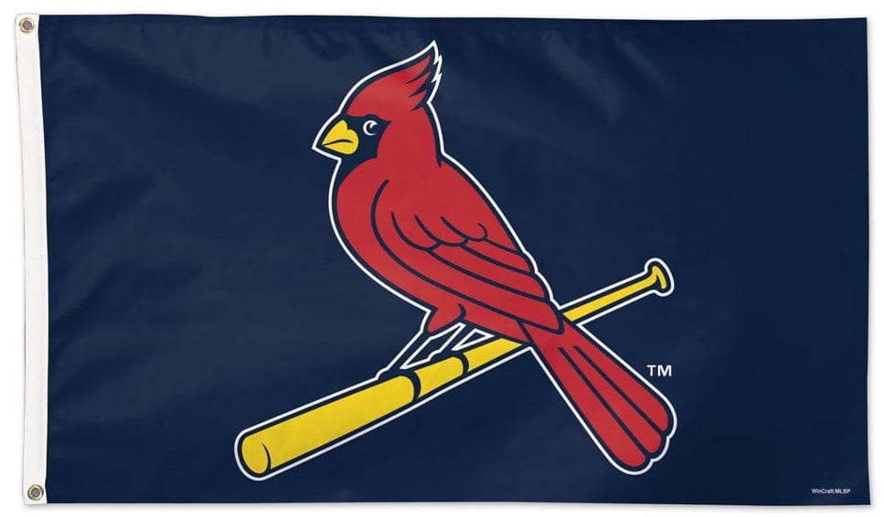 St Louis Cardinals Flag 3x5 Logo Blue heartlandflags