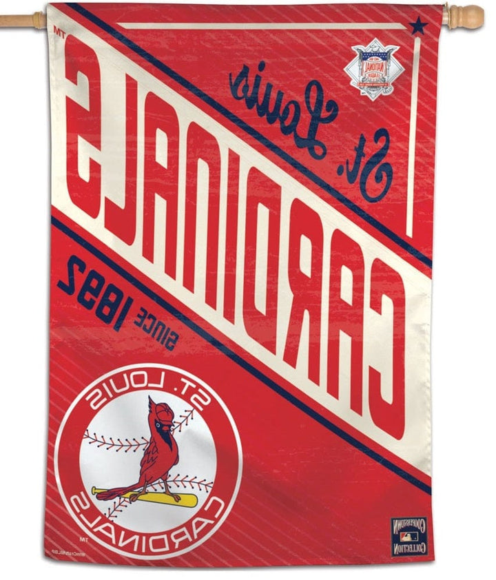 St Louis Cardinals Flag Cooperstown Throwback House Banner heartlandflags