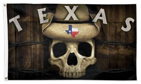 State of Texas Flag 3x5 Skull heartlandflags