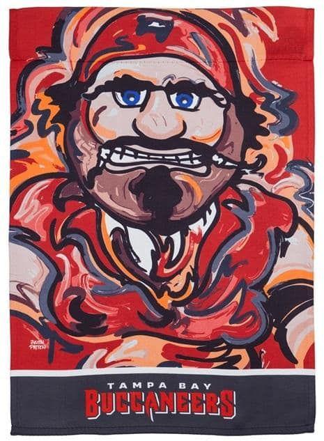 Tampa Bay Buccaneers Garden Flag 2 Sided Justin Patten heartlandflags