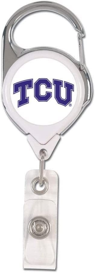 TCU Horned Frogs Reel Retractable Name Badge Holder heartlandflags