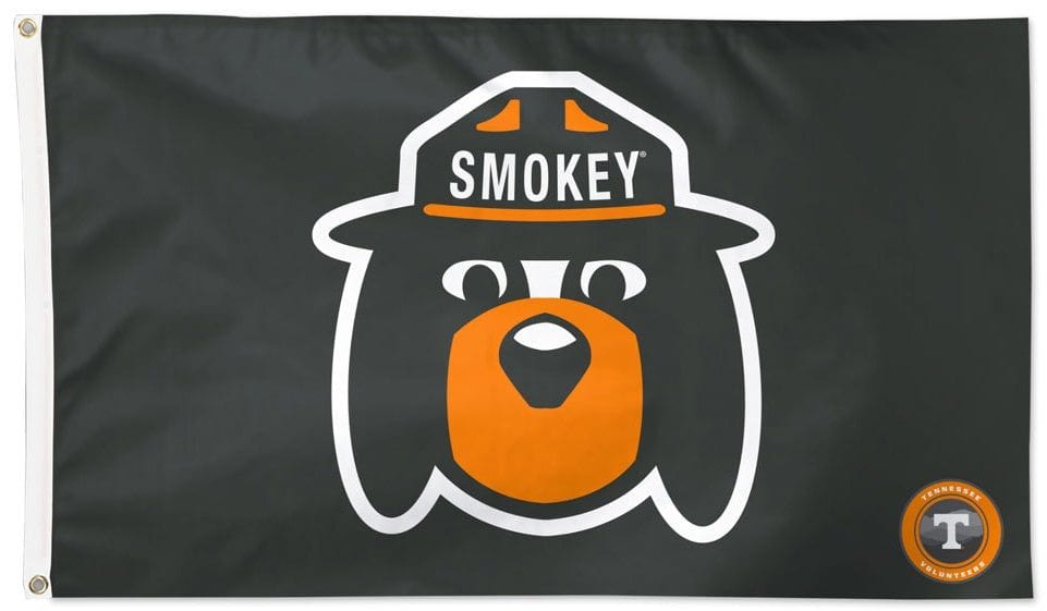 Tennessee Volunteers Flag 3x5 Smokey Black heartlandflags