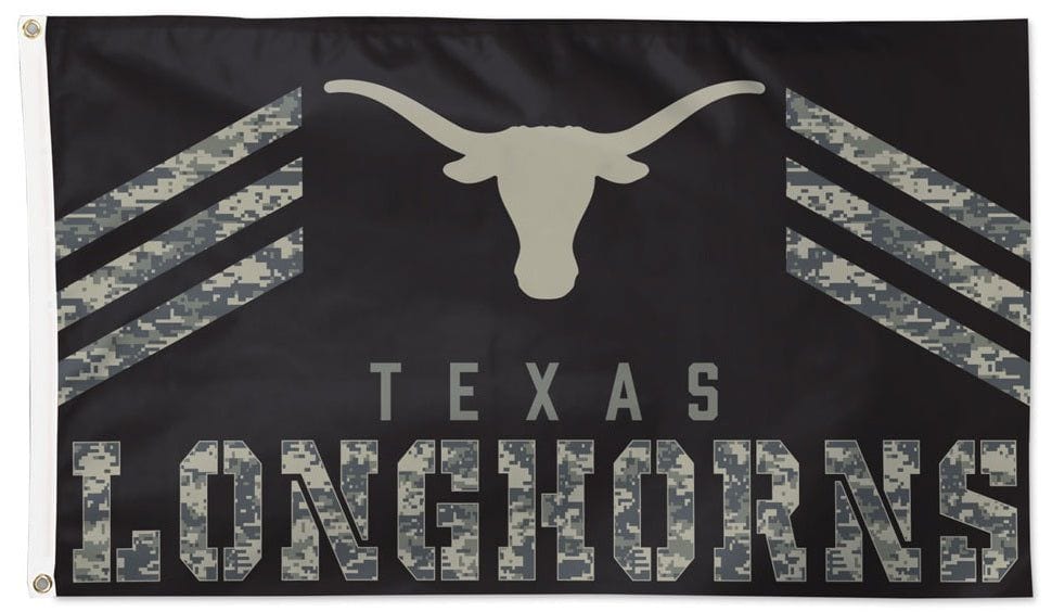 Texas Longhorns Flag 3x5 Military Appreciation heartlandflags