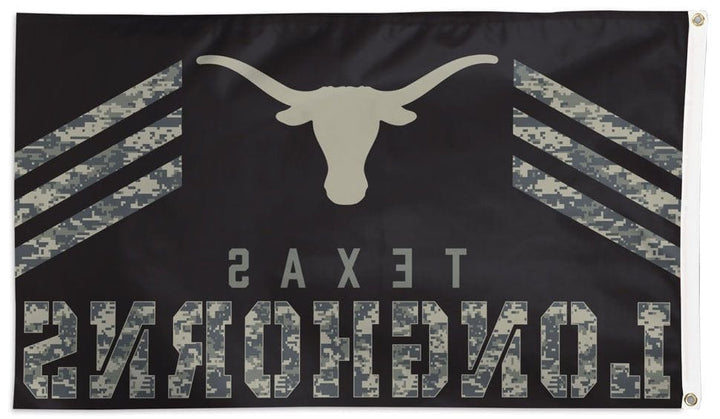 Texas Longhorns Flag 3x5 Military Appreciation heartlandflags