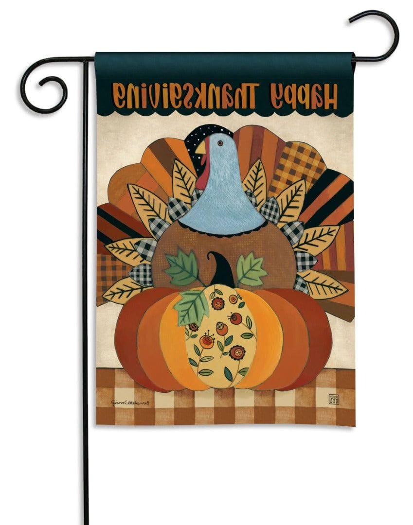 Thanksgiving Turkey Garden Flag heartlandflags