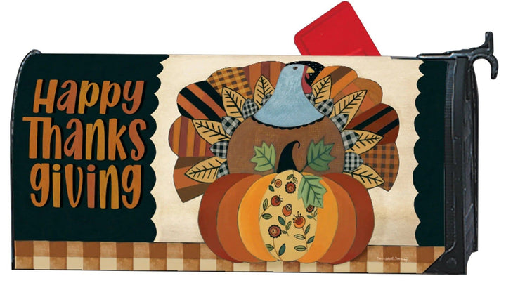 Thanksgiving Turkey Mailbox Cover Mailwrap heartlandflags