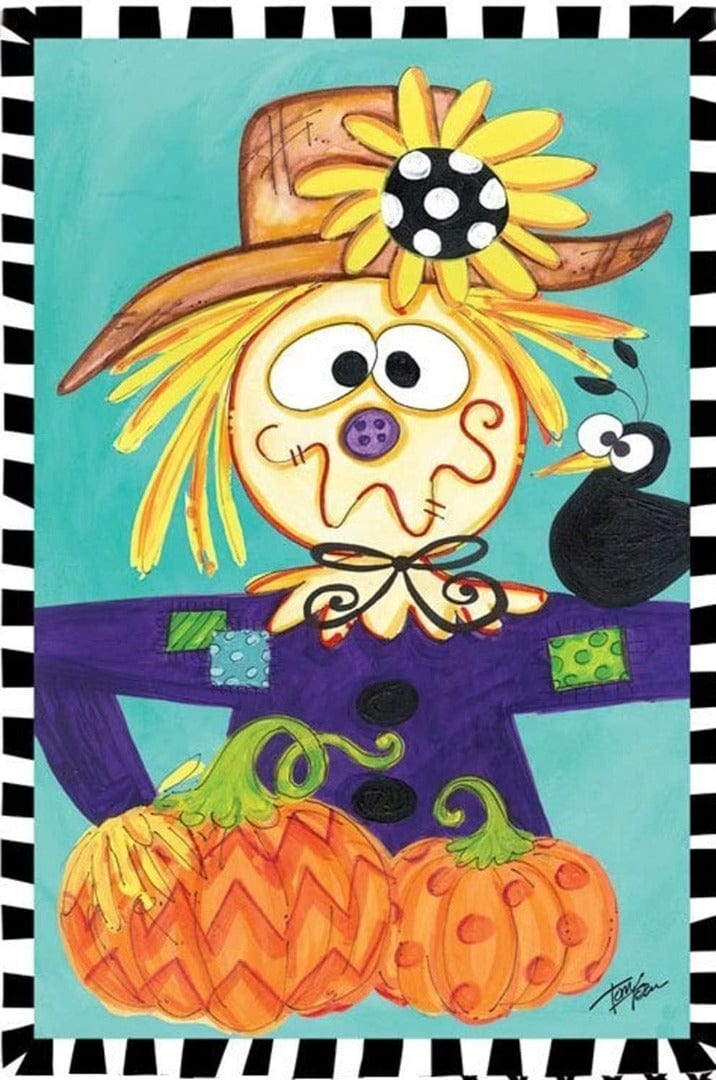 Tom Tom Scarecrow Flag 2 Sided House Banner Fall heartlandflags