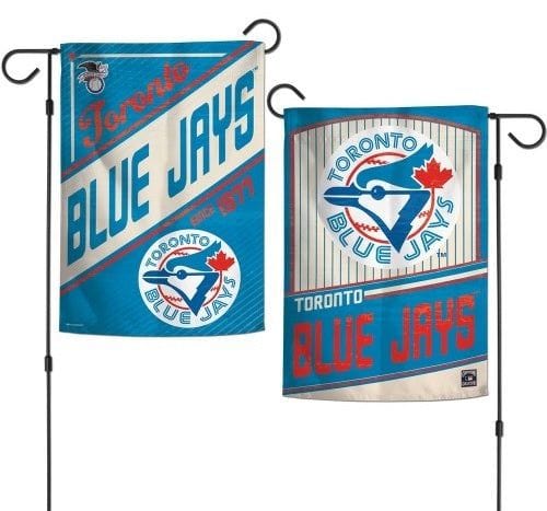 Toronto Blue Jays Garden Flag 2 Sided Classic Logo heartlandflags