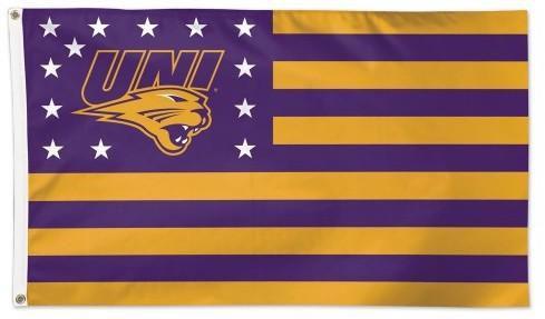 UNI Panthers Flag Americana 3x5 Stars and Stripes heartlandflags