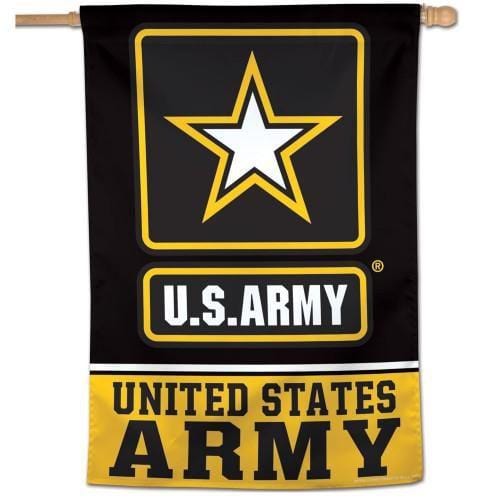 United States Army Flag Vertical Black Yellow House Banner heartlandflags