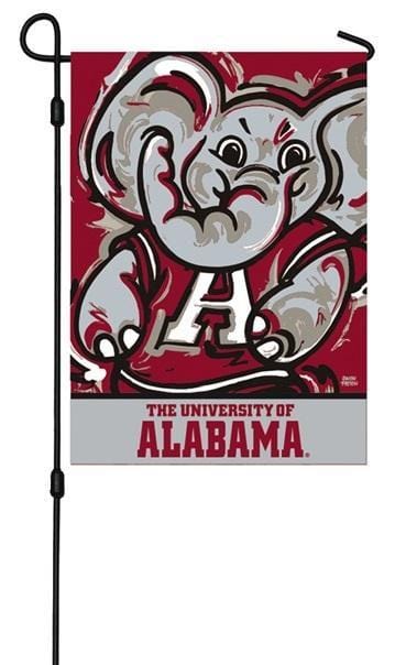 University of Alabama Garden Flag 2 Sided Justin Patten Big Al heartlandflags