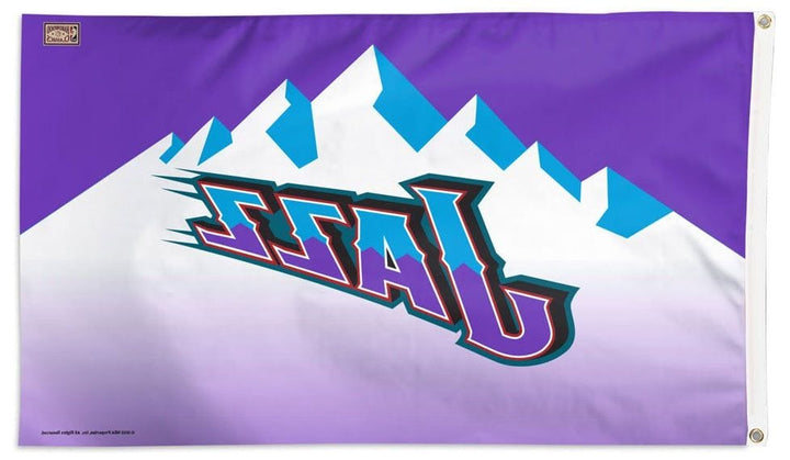 Utah Jazz Flag 3x5 Classic Retro Logo heartlandflags