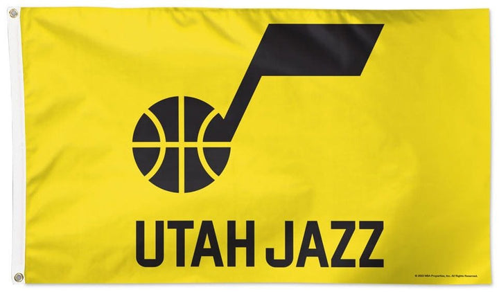 Utah Jazz Flag 3x5 Yellow heartlandflags