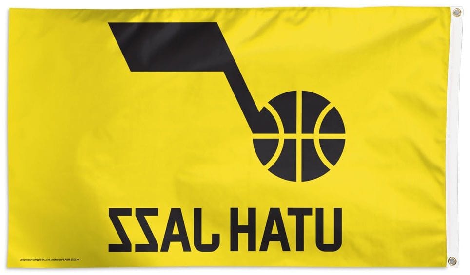 Utah Jazz Flag 3x5 Yellow heartlandflags