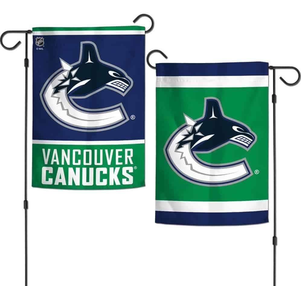 Vancouver Canucks Garden Flag 2 Sided heartlandflags